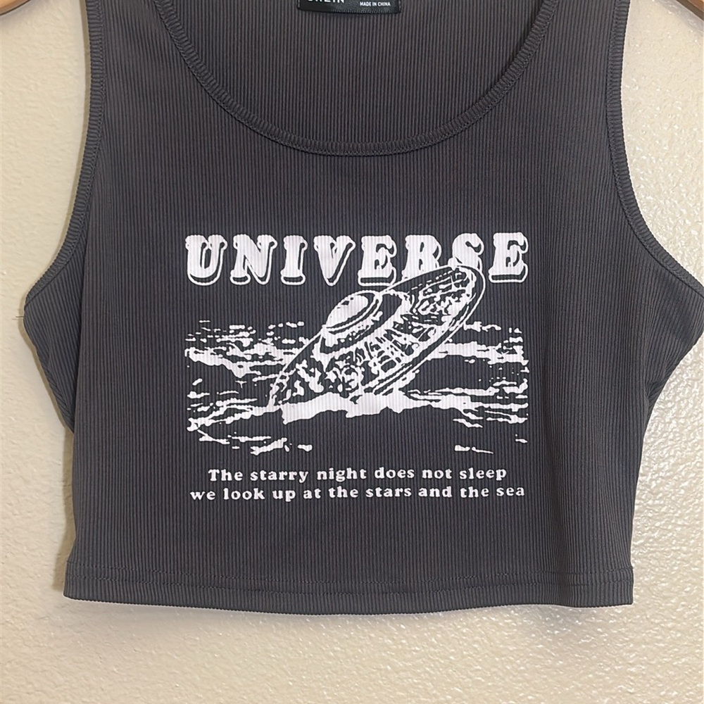 *4/15* Shein Womens Universe Tank Top - Picture 3 of 4